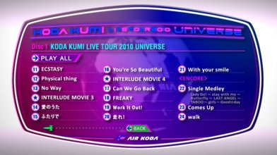 20180120.2240.3 Koda Kumi - Live Tour 2010 ~Universe~ (2 DVD) (JPOP.ru) menu 2.jpg 20180120.2240.3 Koda Kumi - Live Tour 2010 ~Universe~ (2 DVD) (JPOP.ru) menu 2.jpg