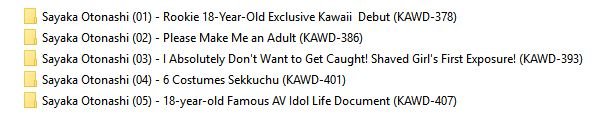 [KAWD-378, 386, 393, 401, 407] Sayaka Otonashi 音無さやか Collection (2012).jpg