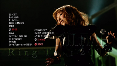 20220130.1131.3 Miliyah Kato Ring Tour 2009 (2010) (DVD) (JPOP.ru) menu 2.png