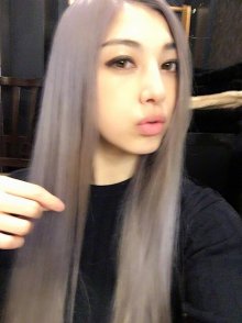 Saori with her Silver hair- 1st March 2016-2.jpg
